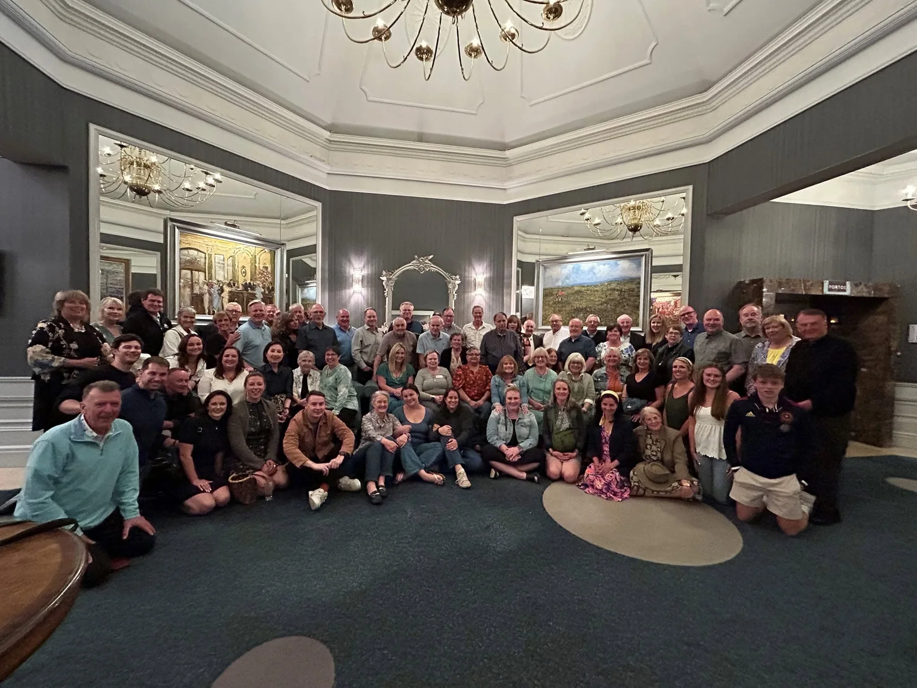 Clan Mac Hale members gathered in Westport in July 2023